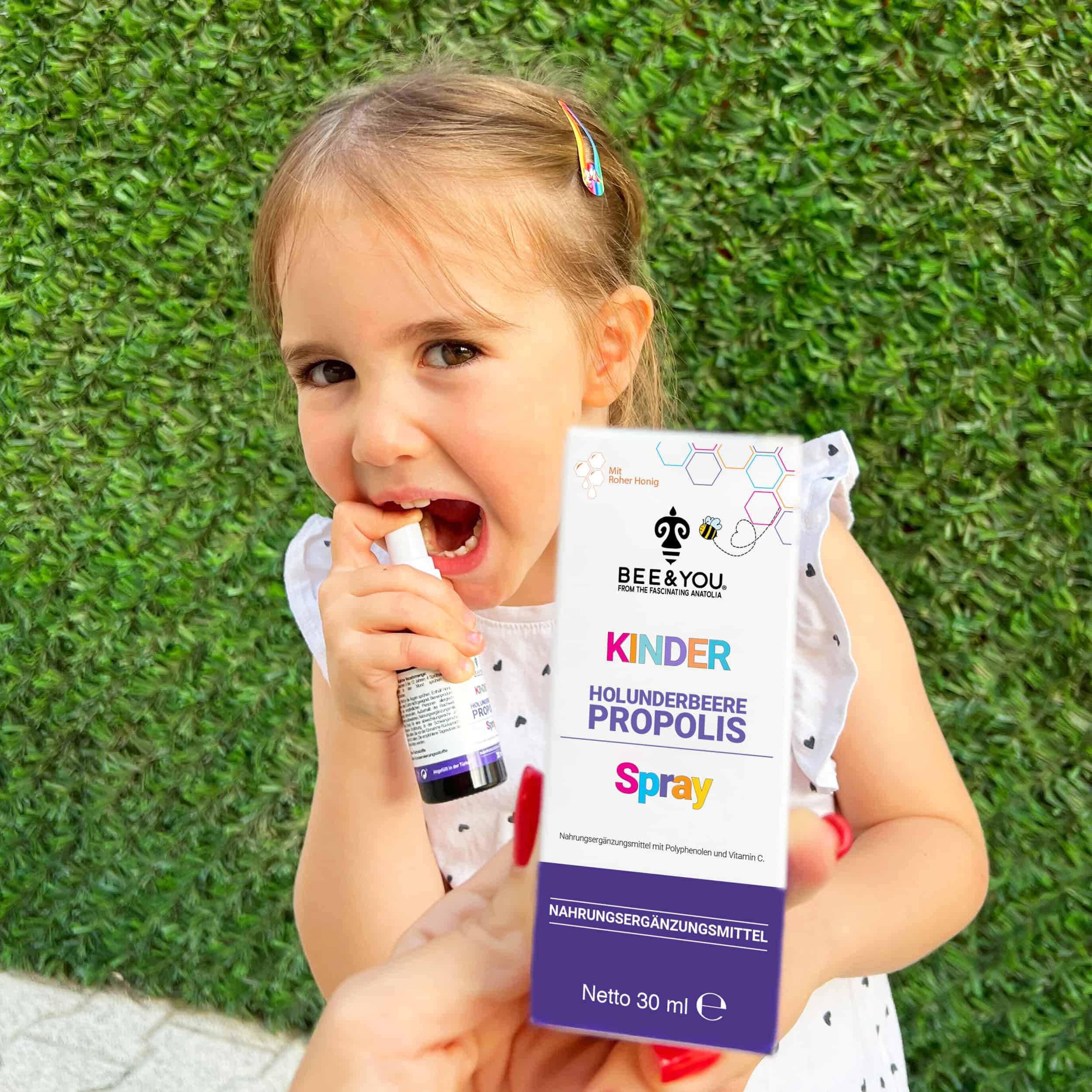Holunderbeere Propolis Spray für Kinder