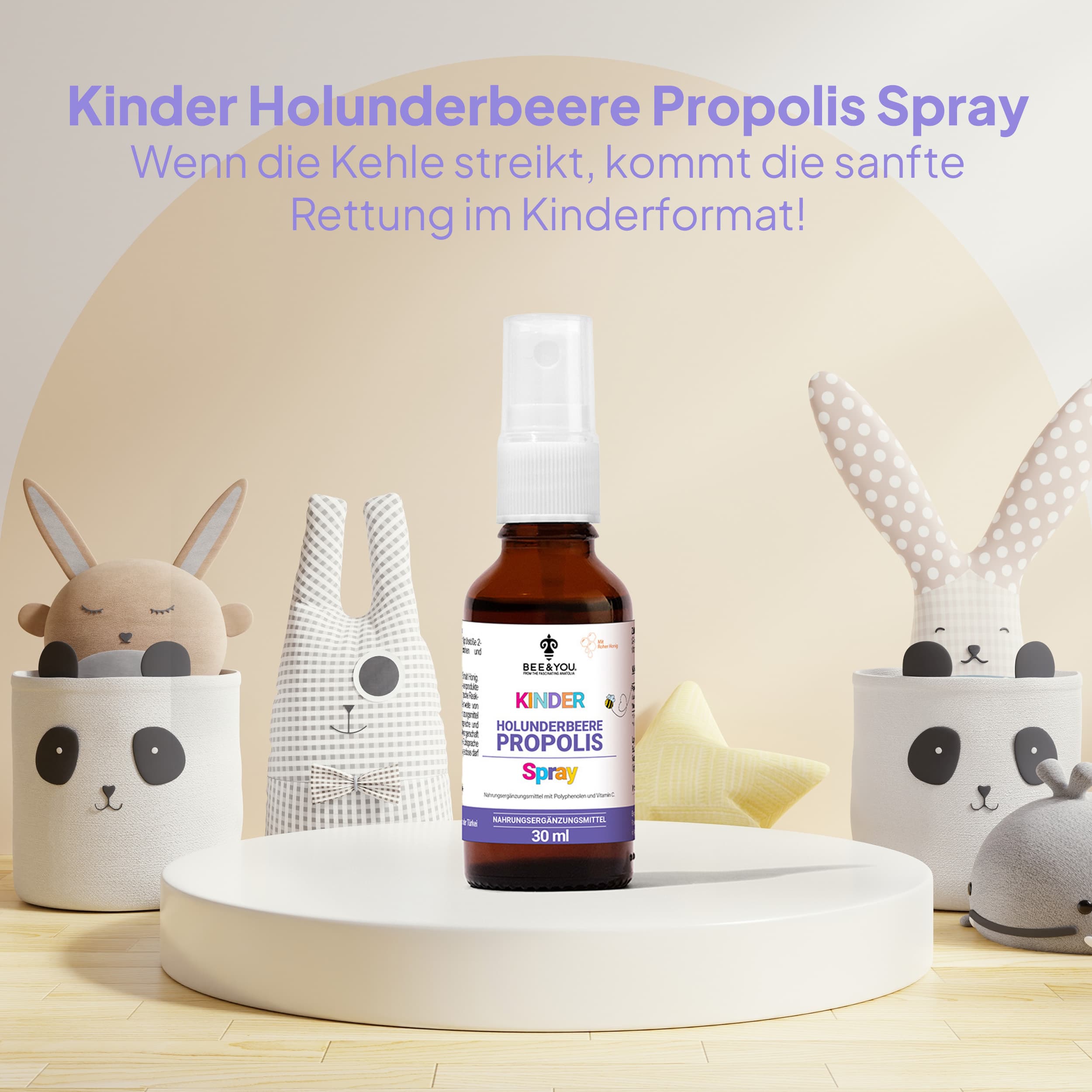 Holunderbeere Propolis Spray für Kinder