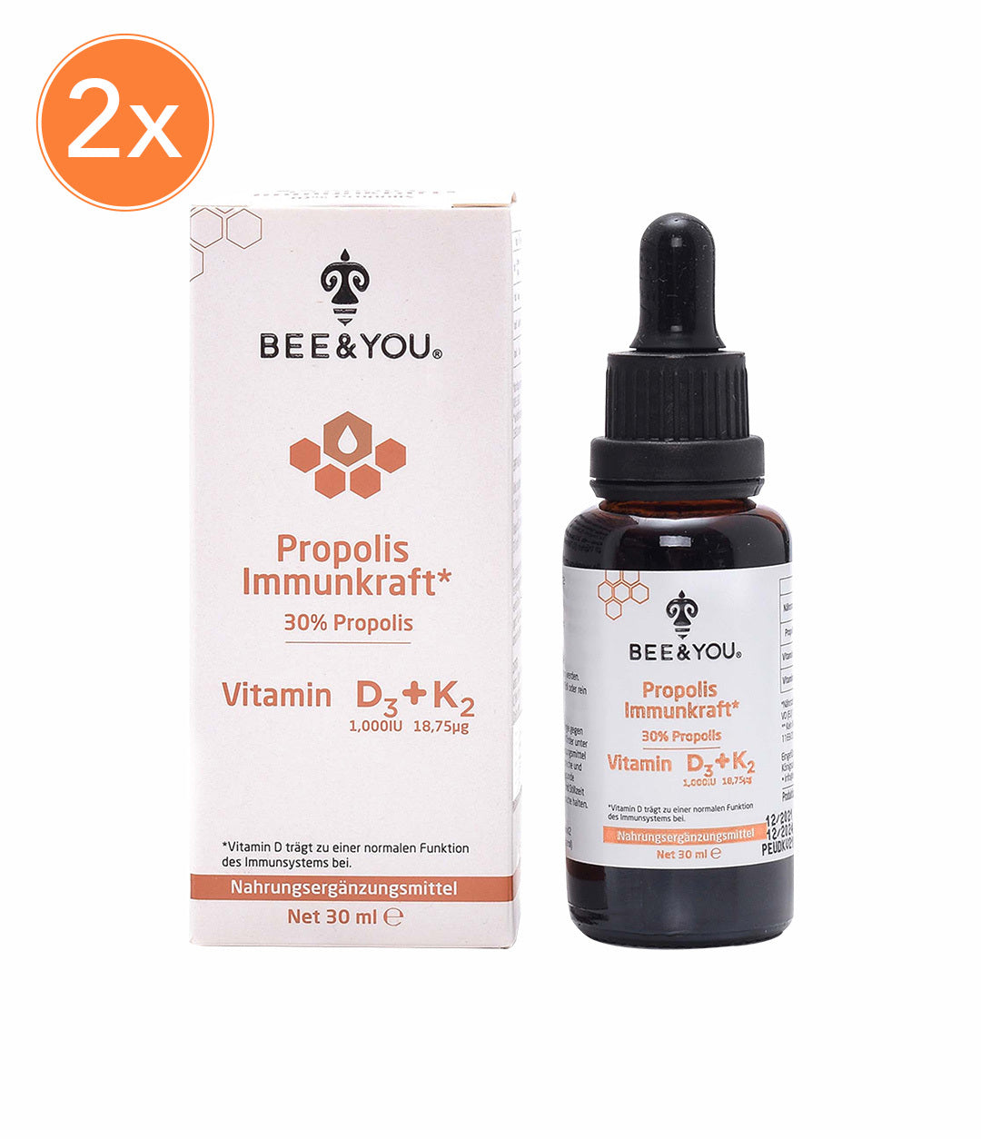 Propolis Vit. D3, K2 Tropfen mit 30% (30ml) x2