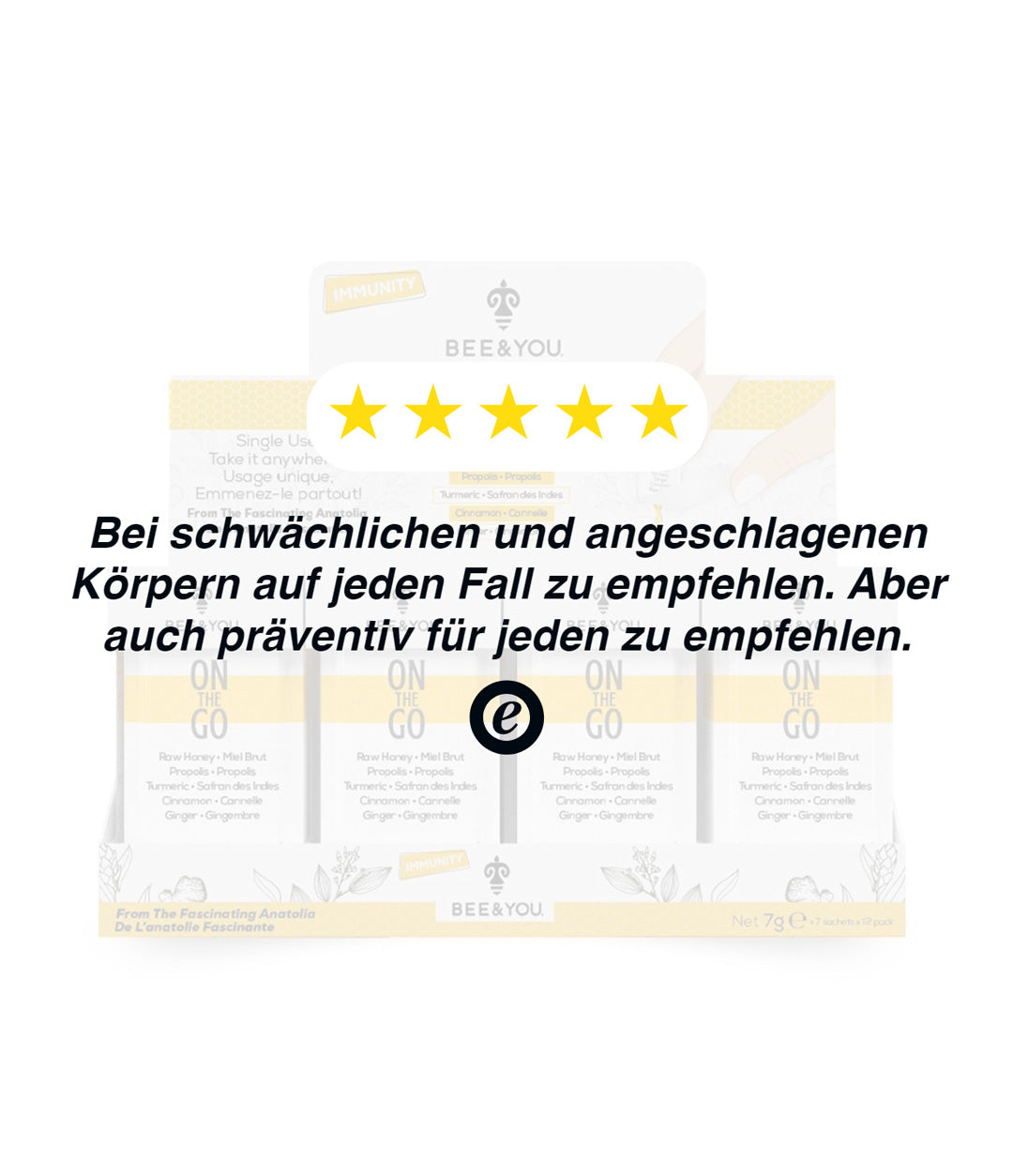 Propolis On the Go Kurkuma (mit Zimt) – Box (12x7 Stück)