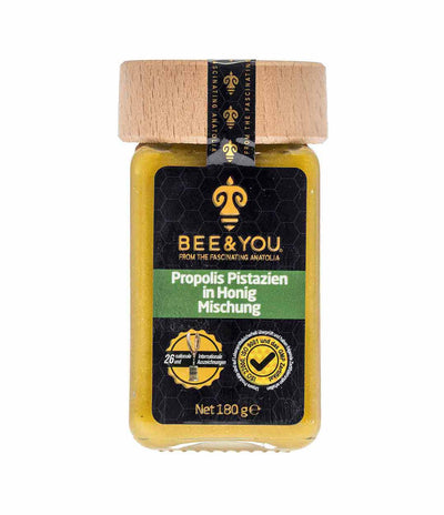 Propolis Pistazien in Honig Mischung