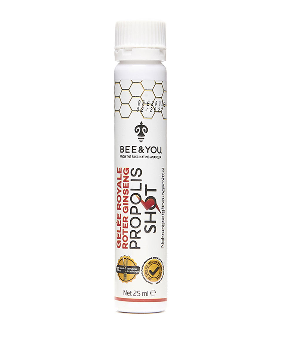 Roter Ginseng Gelée Royale Propolis Shot (12 Stück)