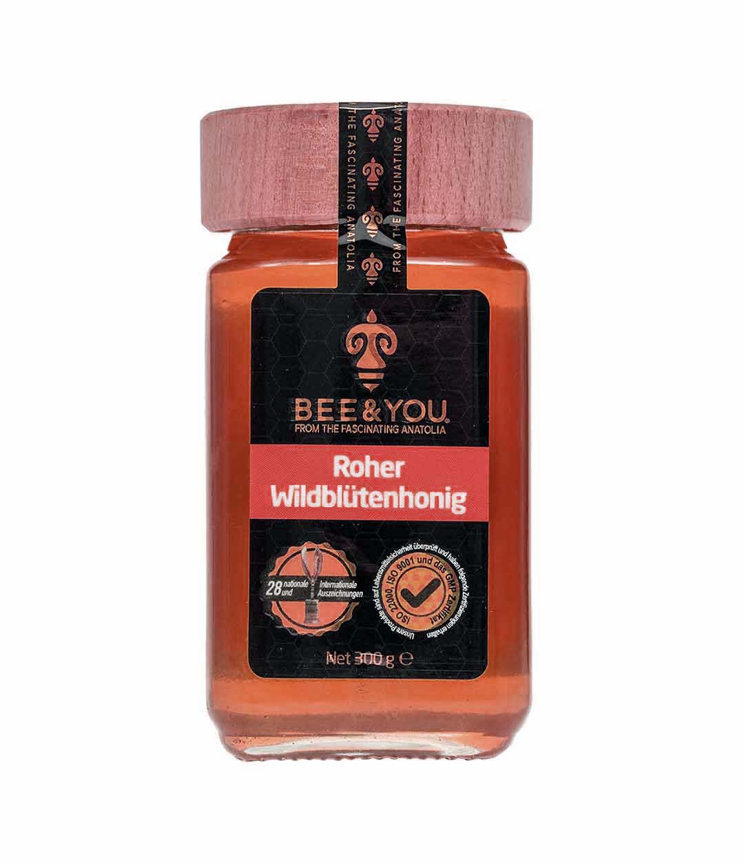 Roher Wildblütenhonig